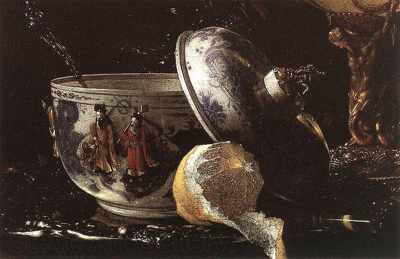 Willem Kalf with a Nautilus Cup Norge oil painting art